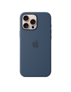 Funda de silicona con MagSafe para el iPhone 16 Pro Max - Azul denim