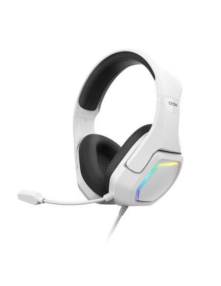 Kopa 7.1 Auriculares Alámbrico Diadema Juego Negro, Blanco