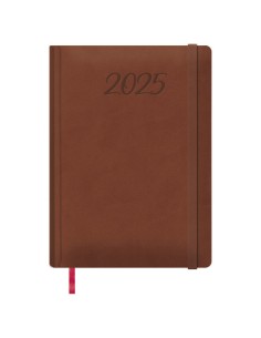 AGENDA 2024 MANAOS DÍA PÁGINA 17 X 24 CM. COLOR MARRÓN DOHE 12756 - 24