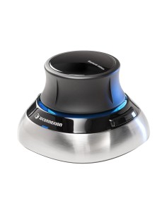 SpaceMouse ratón Oficina RF Wireless + Bluetooth + USB Type-A 6DoF