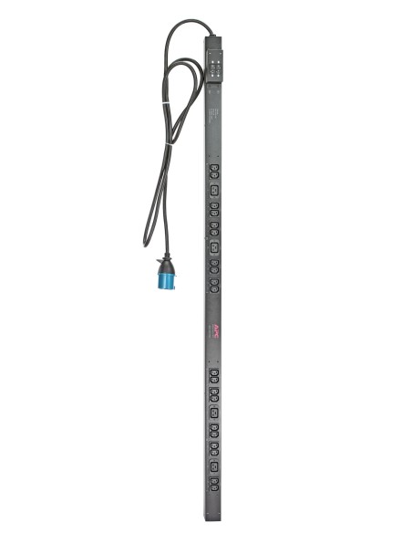 RACK PDU. BASIC. ZERO U. 32A. 230V. (20)C13 & (4)C19 unidad de distribución de energía (PDU) 24 salidas AC 0U Negro