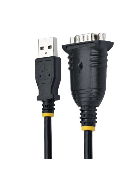 Cable de 1m USB a Serie, Conversor DB9 Macho RS232 a USB, Prolific, Adaptador USB a Serial para PLC/Impresora/Escáner, Adaptado