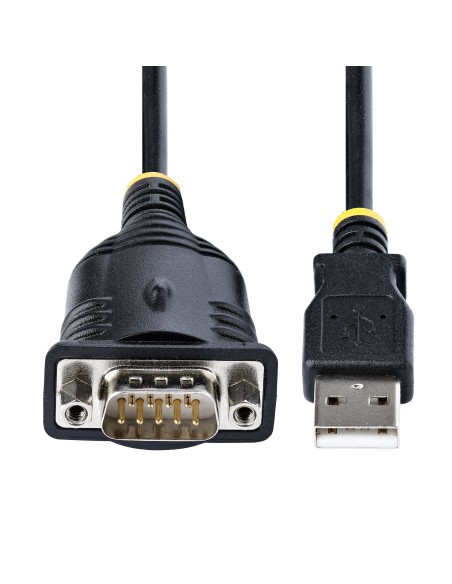 Cable de 1m USB a Serie, Conversor DB9 Macho RS232 a USB, Prolific, Adaptador USB a Serial para PLC/Impresora/Escáner, Adaptado