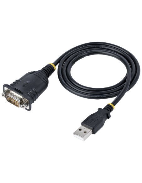 Cable de 1m USB a Serie, Conversor DB9 Macho RS232 a USB, Prolific, Adaptador USB a Serial para PLC/Impresora/Escáner, Adaptado