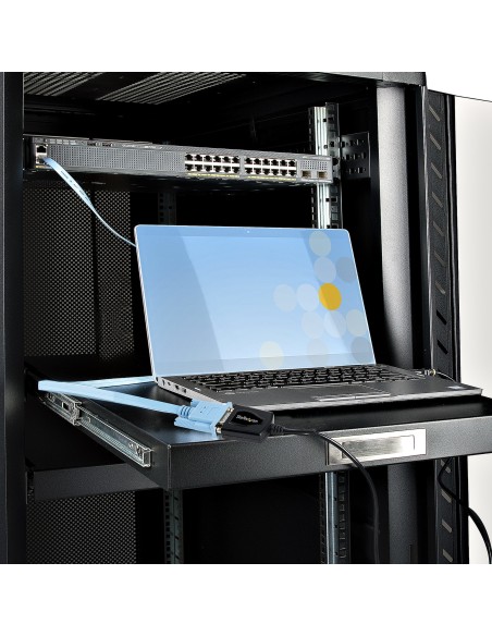 Cable de 91cm USB a Serie con Retención de Puerto COM, Conversor DB9 RS232 Macho a USB, Adaptador USB a Serie para PLC/Impresor