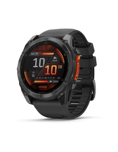 Fenix 8 3,56 cm (1.4") AMOLED 51 mm Digital 454 x 454 Pixeles Pantalla táctil Gris Wifi GPS (satélite)