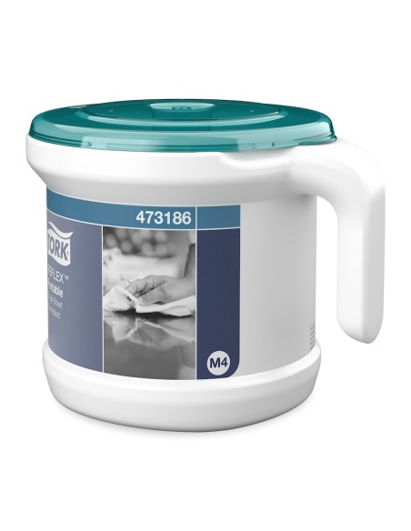 473186 dispensador de toallas de papel Dispensador de rollos de toalla de papel Turquesa, Blanco