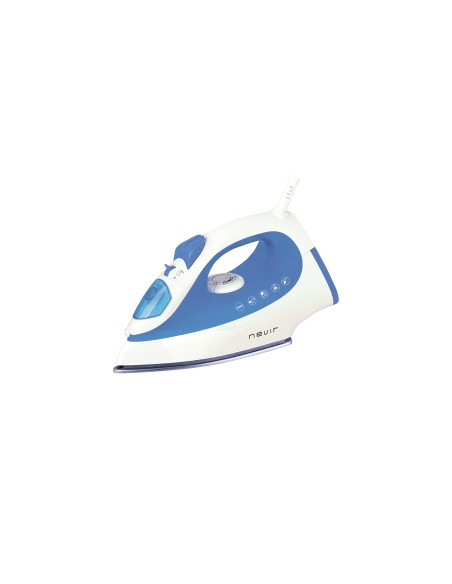 PLANCHA DE VAPOR NVR-3584 P 2000W Plancha a vapor Suela de acero inoxidable Azul, Blanco