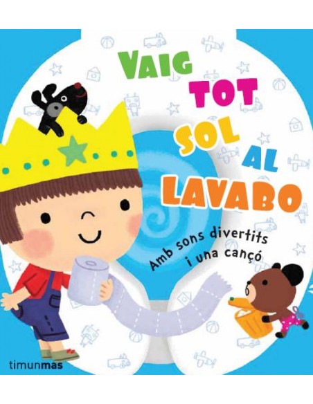Vaig tot sol al lavabo