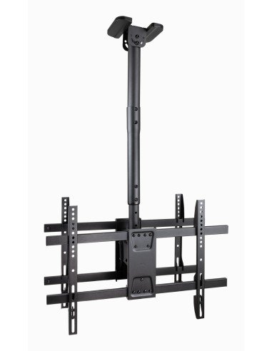 Soporte de Techo para 2 Pantallas 43"-86", Negro