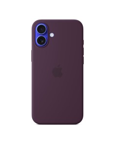 Funda de silicona con MagSafe para el iPhone 16 Plus - Ciruela