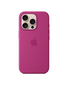 Funda de silicona con MagSafe para el iPhone 16 Pro - Fucsia