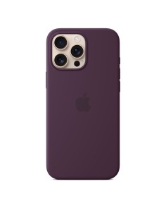 Funda de silicona con MagSafe para el iPhone 16 Pro Max - Ciruela