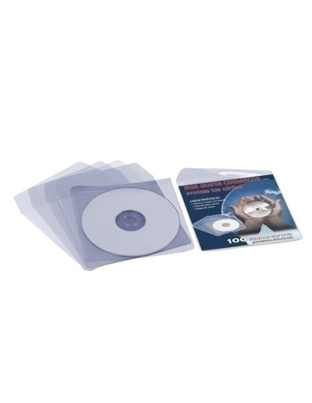 FUNDA CD/DVD IBERP. 130x130 SOLAP. P/100