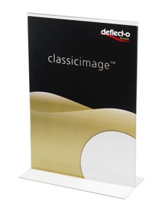 47901 portacartel y stand de información Portacarteles A5 Poliestireno (PS) Transparente