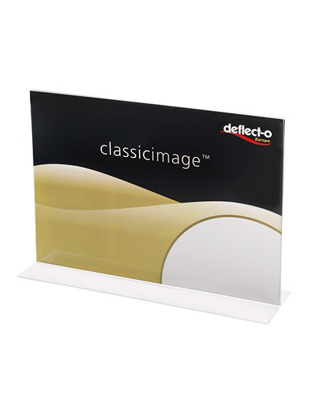 47905 portacartel y stand de información Portacarteles Poliestireno (PS) Transparente