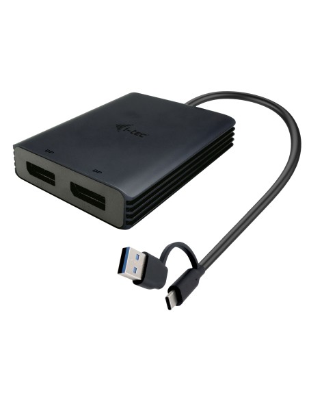 USB-A/USB-C Dual 4K/60 Hz DisplayPort Video Adapter