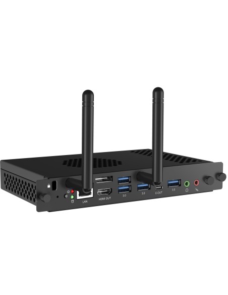 OPC51204BC-1 PCs/estación de trabajo Intel® Core i5 i5-12450H 8 GB DDR4-SDRAM 256 GB SSD Windows 11 IoT Enterprise Mini PC Negr
