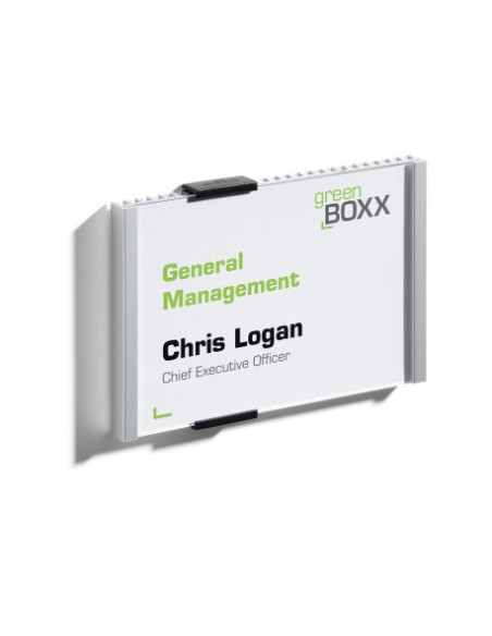 480123 portacartel y stand de información Portacarteles Aluminio Plata