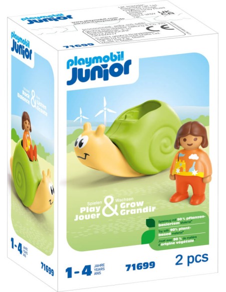CARACOL BALANCIN CON SONAJERO PLAYMOBIL JUNIOR ampDISNEY
