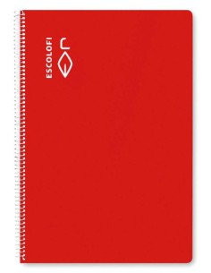 PAQ 5 BLOC A4 40H 70G PAUTA MONTESSORI 5 ROJO