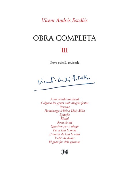 Obra completa revisada volum 3
