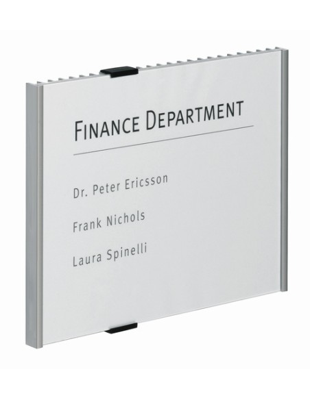 Info Sign Acrílico, Aluminio Plata