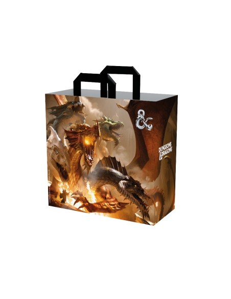 KX DND SHOPPING BAG FLYING DRA Marrón Bolso grande