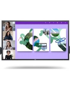 P5524QT Panel plano interactivo 139,7 cm (55") LCD 350 cd / m² 4K Ultra HD Negro Pantalla táctil