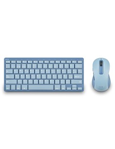 FANTASY (QUERTY, ES) teclado Ratón incluido Universal RF Wireless + Bluetooth QWERTY Español Azul