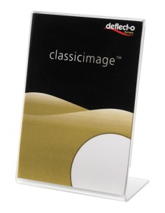 480901 portacartel y stand de información Portacarteles A7 Poliestireno (PS) Transparente