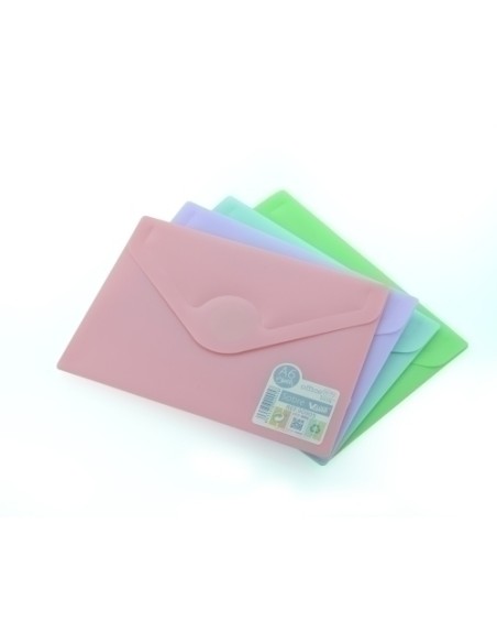 DOSSIER SOBRE OB PP V-LOCK A6 BLUSH - Pack de 10 unidades