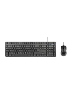 AKM622ES teclado Ratón incluido Universal USB QWERTY Español Negro