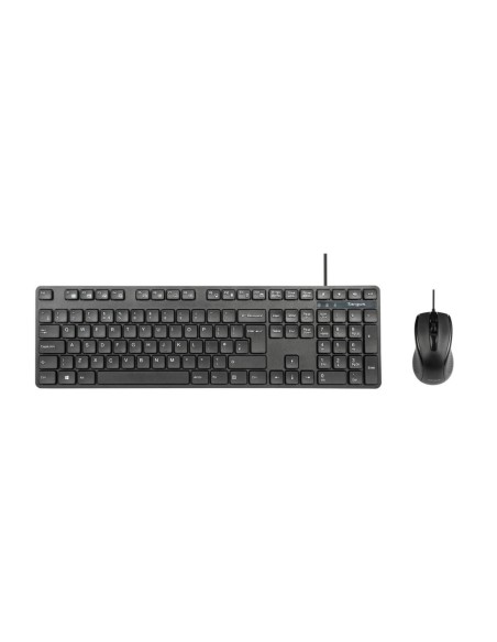 AKM622ES teclado Ratón incluido Universal USB QWERTY Español Negro AKM622ES teclado Ratón incluido Universal USB QWERTY Español Negro