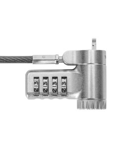 ASP96RGL cable antirrobo Plata 2 m