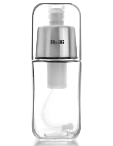 701218 dispensador de aceite/vinagre 0,18 L Botella Vidrio, Acero inoxidable Acero inoxidable, Transparente