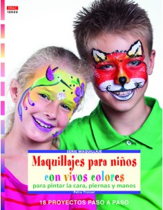 Maquillajes para ninos con vivos colores