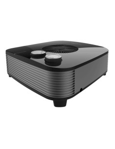 08255 calefactor eléctrico Interior Negro, Gris 2000 W Ventilador eléctrico