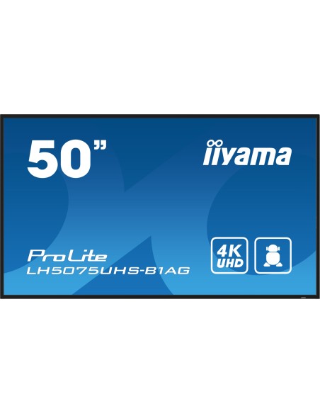 LH5075UHS-B1AG pantalla de señalización Pantalla plana para señalización digital 125,7 cm (49.5") LCD Wifi 500 cd / m² 4K Ultra 