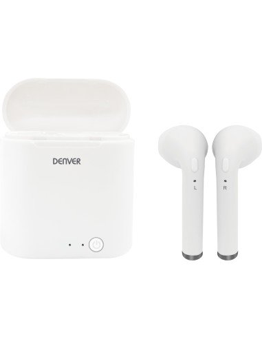 TWQ-40P auricular y casco Auriculares Dentro de oído Llamadas/Música MicroUSB Bluetooth Blanco