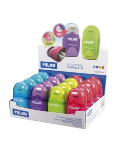 4701116 sacapuntas Sacapuntas manual Azul, Verde, Rosa, Púrpura - 1 Unidad