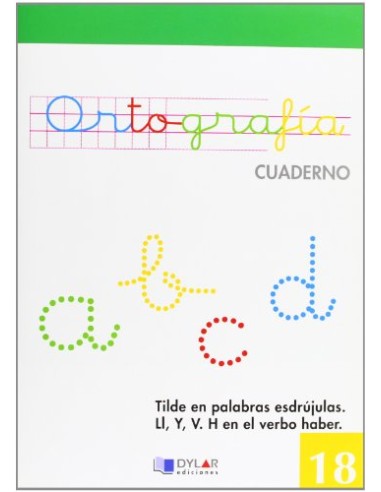 Cuaderno ortografia numero 18 nueva edicion