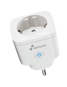 NVS-SOCKETF-W2 enchufe inteligente 3680 W Hogar Blanco