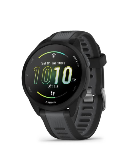 Forerunner 165 3,05 cm (1.2") AMOLED Digital 390 x 390 Pixeles Pantalla táctil Negro GPS (satélite)