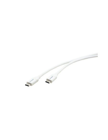 C-USB/CC-6 cable USB USB 2.0 1,8 m USB C Blanco