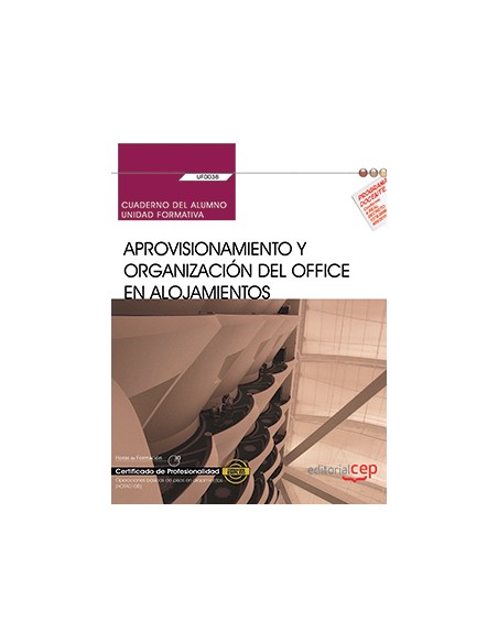 Cuaderno del alumno Aprovisionamiento y organizacion del office en alojamientos