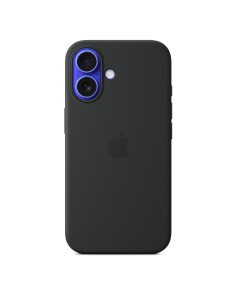 Funda de silicona con MagSafe para el iPhone 16 - Negro