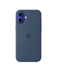 Funda de silicona con MagSafe para el iPhone 16 Plus - Azul denim
