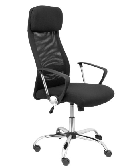 SILLA ESTERAS TELA NEGRA