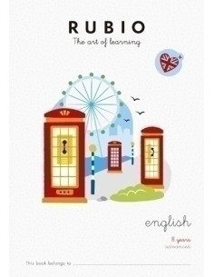 CUADERNO RUBIO A4 in ENGLISH ADVANCED 8 - Pack de 5 unidades